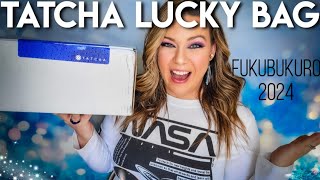 Tatcha Fukubukuro 2024 Unboxing  200 TATCHA LUCKY MYSTERY BAG [upl. by Gnivri]