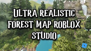 FREE ULTRA REALISTIC FOREST MAP ROBLOX STUDIO [upl. by Eentihw]