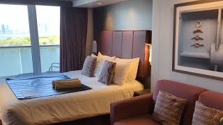 MSC Meraviglia Stateroom 14193 with Balcony  Cruise Cabin Tour [upl. by Ised]