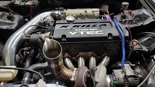 EK H22a Turbo set up and car review [upl. by Dieter]