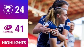 TEN TRIES IN THRILLING PWR CLASH Highlights Bristol Bears Women vs Saracens [upl. by Norbel]