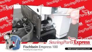 Threading Fischbein Empress 100 Bag Closer Sewing Machine Cerradoras de Sacos [upl. by Llemej]