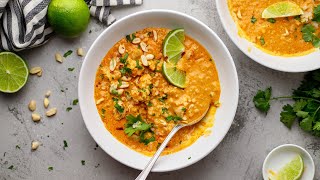 Keto Massaman Chicken Curry Thai Inspired Recipe [upl. by Deidre]