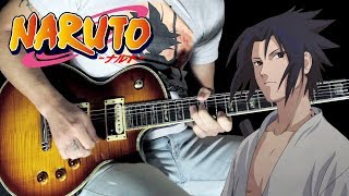 NARUTO OST  MARTYR Sasukes Revolution Theme guitar cover [upl. by Innoc]