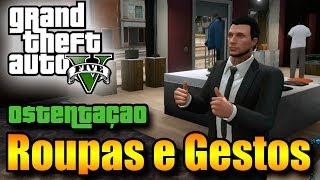 GTA V Patch OSTENTAÇÃO Todas as novas ROUPAS e GESTOS [upl. by Takashi107]