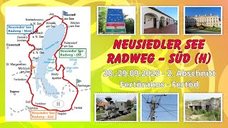 Neusiedlersee Radweg Süd – Teil 2 – Ungarischer Teil des Radweges [upl. by Enorel113]