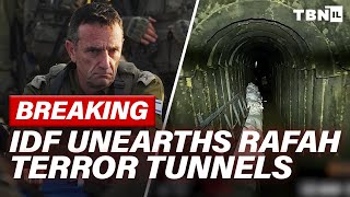 BREAKING IDF Uncovers Rafah SMUGGLING Tunnels US SUSPENDS Israeli Bomb Shipments  TBN Israel [upl. by Ainsworth]