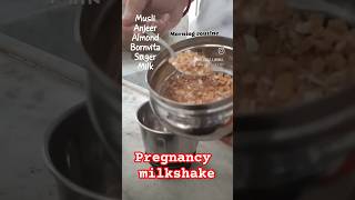 Morning routine in pregnancy days pregnancyrecipe pregnancy milkshake milkshakerecipe pregnant [upl. by Einnahpets]