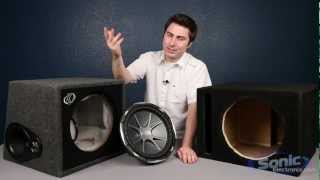 Comparing Subwoofer Boxes Manufacturer amp Prefab Enclosures [upl. by Suriaj807]