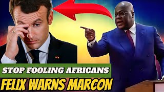 Boldly Challenging FrancePresident Tshisekedi Asserts Africas Rights in press conference [upl. by Temp]