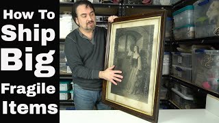 How To Safely Ship Big Picture Frames amp Mirrors Complete With Glass [upl. by Stover788]