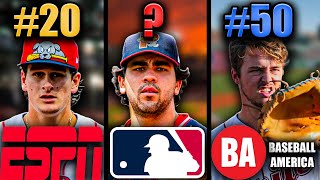 Where do The Red Sox Prospects RANK on EVERY MLB Top 100 list [upl. by Romine616]