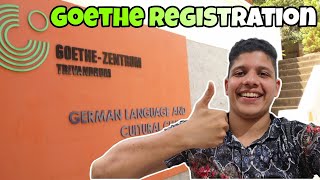 geothe to exam registration vlog  German exam booking  kochi geothe  jins mj vlogs [upl. by Mokas512]