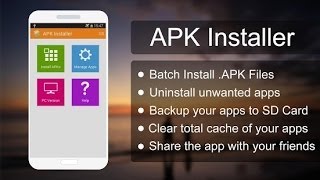 شرح كامل لتطبيق APK Installer لتثبيت التطبيقات دفعة واحدة  APK Installer for Android [upl. by Krucik]