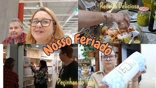 VLOG DO NOSSO FERIADO DE VOLTA AO TRABALHO FOMOS AO IKEA RECEITA DE BACALHAU DE UMA SUSCRITORA [upl. by Laughlin]