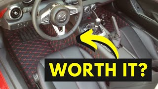 DONT Buy Carbon Miata Quilted Mats Liners Before Watching This  Complete Honest Review [upl. by Nanny]