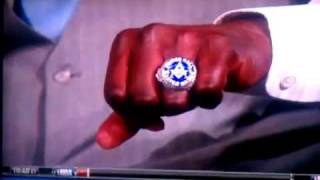 BROTHER SHAQ SHOWS HIS MASONIC RING ON NATIONAL TV [upl. by Halden]