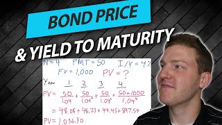 Calculate Bond Price and Yield to Maturity YTM  Annual and Semi Annual Bonds [upl. by Hilar336]