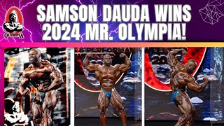 Samson Dauda wins 2024 Mr Olympia [upl. by Needan381]