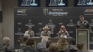 Monster Energy Supercross Press Conference Round 3  San Diego [upl. by Marmion]