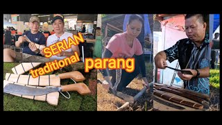 best parang at SERIAN SARAWAK traditional parang [upl. by Drareg]