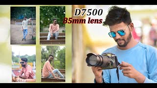 Nikon D7500 photography with 85mm lens  Nikon D7500 manual mode settings [upl. by Etrem]