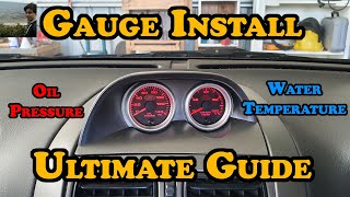 Installing Gauges in Your Car A Beginners Guide VZ Commodore [upl. by Vickey]