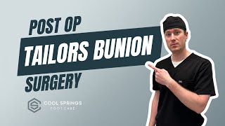 Minimally Invasive Tailors Bunion Surgery  What to Expect [upl. by Rosmarin]