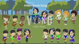 Aiken Drum Nursery Rhymes Kids Songs Vyond Version [upl. by Darooge]