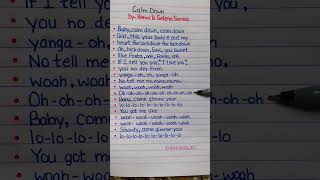 ✅𝐂𝐚𝐥𝐦 𝐃𝐨𝐰𝐧 𝐛𝐲 𝐑𝐞𝐦𝐚 amp 𝐒𝐞𝐥𝐞𝐧𝐚✅ calmdown rema selenagomez song lyrics viralvideo shortsmusic [upl. by Anallise]