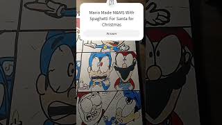 FM SMG4 DS SMG4 amp Mario Are Giving The MampMs With Spaghetti Bowl for Santa amp Santa Do Exist😲😀🎅 [upl. by Lav926]