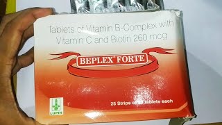 beplex forte tablet  beplex forte tablet ke fayde hindi [upl. by Yelsnit300]