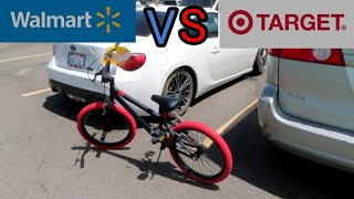 WALMART BMX BIKES ARE BETTER THAN TARGET BMX BIKES [upl. by Marcelo]