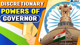 Discretionary powers of the governor  Indian Polity [upl. by Baer]