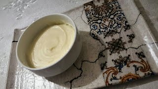 EVDE SÜT KREMASI YAPIMI  MILK CREAM MAKING AT HOME [upl. by Elletnahs]