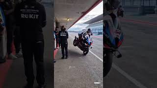 Firstever stoppie on the BMW for Toprak 🔥  WorldSBK [upl. by Rocco]