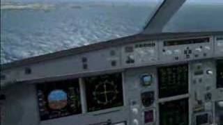 FSX Airbus A340600 Landing [upl. by Daly]