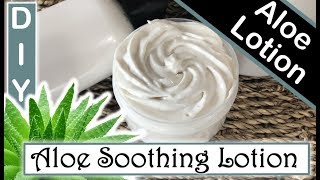 Aloe Vera Soothing Body Lotion🎍 🥒  DIY Lotion Making amp Body Butter [upl. by Yerffoej426]