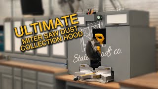 Miter Saw Dust Collection Hood [upl. by Yehs436]