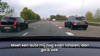 Links afslaan met meerdere rijstroken [upl. by Milzie254]