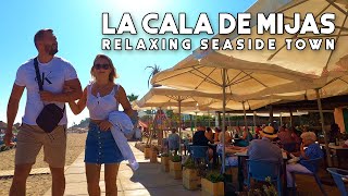 La Cala de Mijas Spain Relaxing Seaside Town October 2023 Update  Costa del Sol  Málaga 4K [upl. by Lekar]