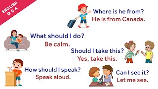 100 Common Daily Use English Questions and Answers speakingenglish learnenglish [upl. by Gavin]