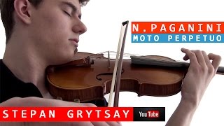 Niccolo Paganini  Moto Perpetuo Op11  Violin and Piano [upl. by Jedthus]