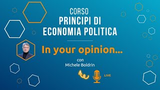 quotPrincipi Economia Politicaquot  Incontro live con gli studenti  II [upl. by Nylakcaj]