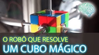 Robô resolve Cubo Mágico em 038 segundos [upl. by Jeu]