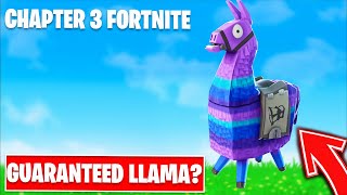 GUARANTEED LLAMA EVERY GAME IN FORTNITE CHAPTER 3 SEASON 1 [upl. by Eilegna498]