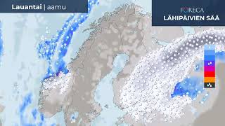 Koleaa säätä ja lumisadetta – sääennuste 18–2142024 [upl. by Chaudoin]