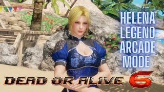 Dead or Alive 6  Helena Arcade on Legend Difficulty [upl. by Bernardi]