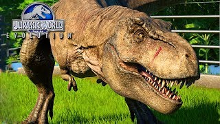 Jurassic World Evolution  TRex Com DNA Modificado Indominus Rex Chegando  7 PTBR [upl. by Tsai]