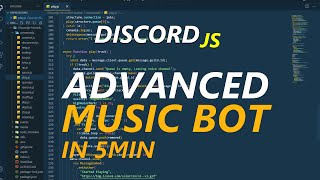 Advanced Discord Music Bot  5k Views Special  New Features [upl. by Rudyard116]